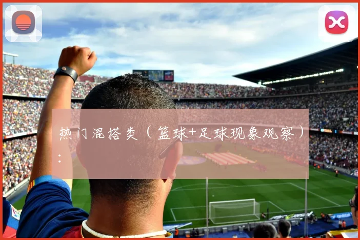 热门混搭类（篮球+足球现象观察）：